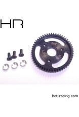 HOT RACING HRASJT253 32P STEEL SPUR GEAR 53T FOR TRAXXAS 4X4