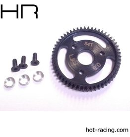 HOT RACING HRASJT253 32P STEEL SPUR GEAR 53T FOR TRAXXAS 4X4