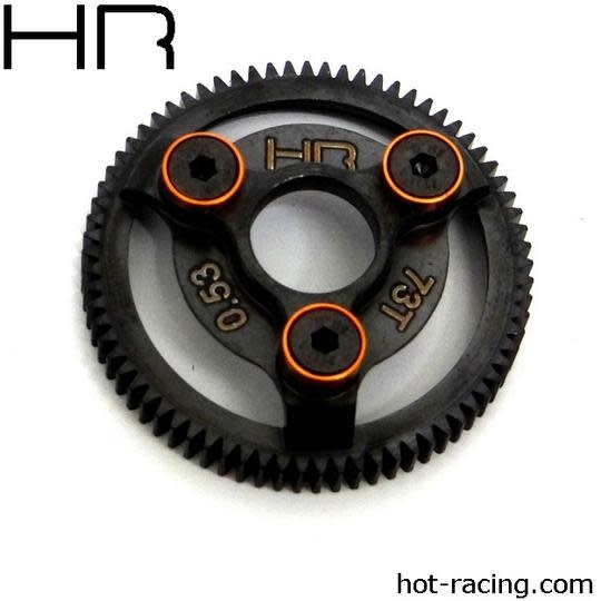 HRASTE873 48P 73T HARDENED STEEL SPUR GEAR FOR TRAXXAS 2WD