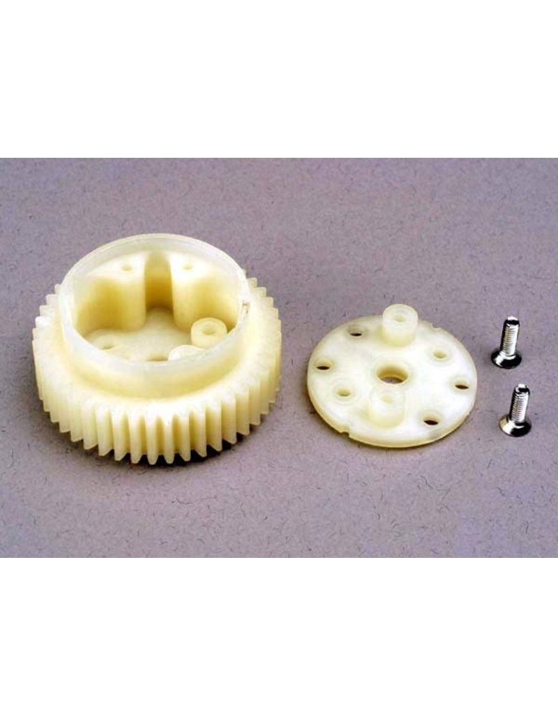 TRAXXAS TRA4181 DIFFERENTIAL GEAR (45-TOOTH)/ SIDE COVER PLATE & SCREWS
