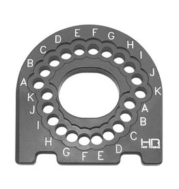 HOT RACING HRATRF1801 ALUMINUM MOTOR  MOUNT FOR TRAXXAS 4-TEC 2.0, 3.0