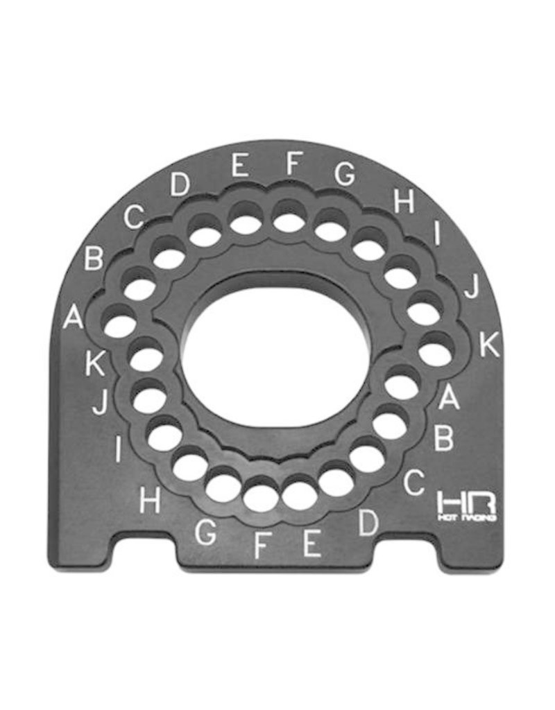 HOT RACING HRATRF1801 ALUMINUM MOTOR  MOUNT FOR TRAXXAS 4-TEC 2.0, 3.0