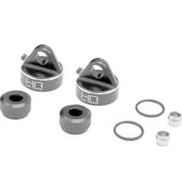 HOT RACING HRAAON156AX01 ALUMINUM BLEEDER SHOCK CAPS FOR ARRMA 6S (2)