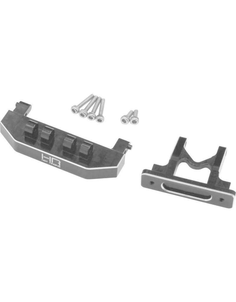 HOT RACING HRASXTF3201 ALUMINUM REAR BODY MOUNT SUPPORT SCX24