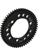 HOT RACING HRASSLF254D 32P 54T STEEL SPUR GEAR FOR CENTER DIFFERENTIAL FOR TRAXXAS SLASH 4X4
