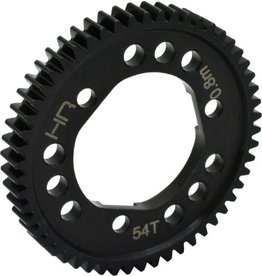 HOT RACING HRASSLF254D 32P 54T STEEL SPUR GEAR FOR CENTER DIFFERENTIAL FOR TRAXXAS SLASH 4X4