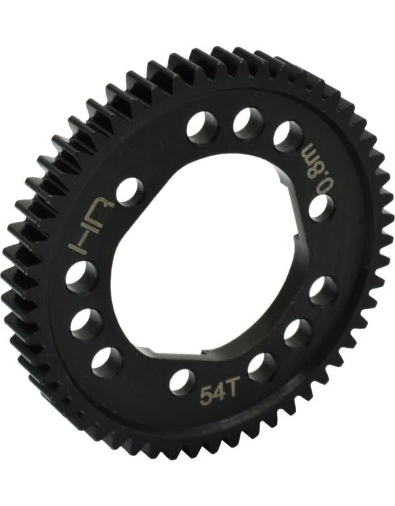 HOT RACING HRASSLF254D 32P 54T STEEL SPUR GEAR FOR CENTER DIFFERENTIAL FOR TRAXXAS SLASH 4X4