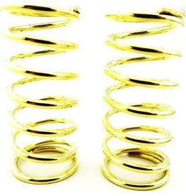 HOT RACING HRARVO5075 HIGH LIFT SHOCK SPRINGS GOLD 19LB/IN FOR TRAXXAS GTR SHOCKS (2)