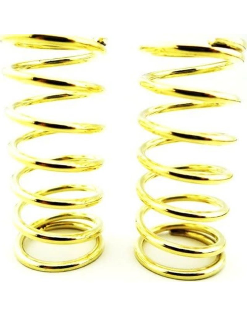 HOT RACING HRARVO5075 HIGH LIFT SHOCK SPRINGS GOLD 19LB/IN FOR TRAXXAS GTR SHOCKS (2)