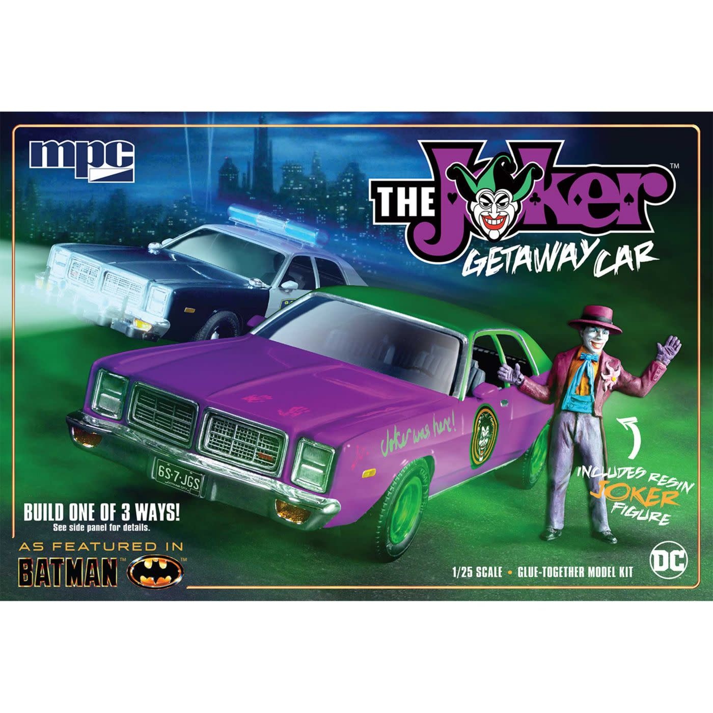 MPC890 1/25 1978 BATMAN JOKER GOON CAR: DODGE MONACO