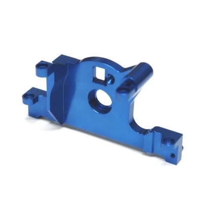 SPTST7460B ALUMINUM MOTOR MOUNT FOR TRAXXAS SLASH 4X4 LCG: BLUE