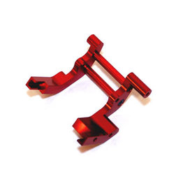 STRC STAST3677R ALUMINUM REAR MOTOR GUARD FOR TRAXXAS 2WD: RED