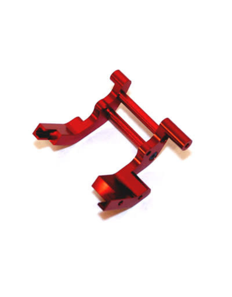 STRC STAST3677R ALUMINUM REAR MOTOR GUARD FOR TRAXXAS 2WD: RED