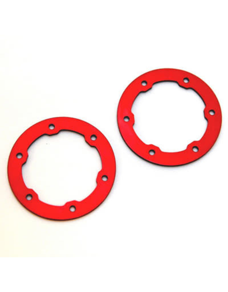 STRC SPTSTP6236R ALUMINUM LIGHT WEIGHT BEADLOCK RINGS FOR SLASH PROLINE WHEEL: RED (2)