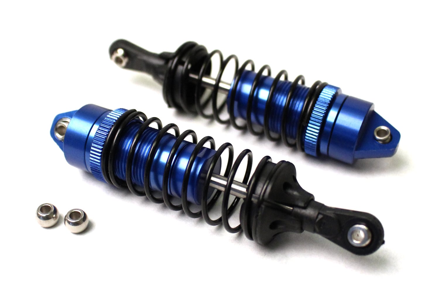 RCE1849BL SLASH 2WD/AWD ALUMINUM FRONT SHOCKS BLUE