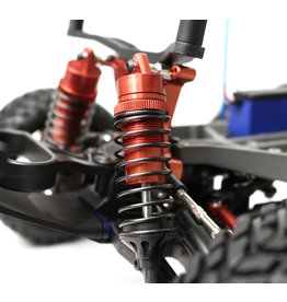 RACERS EDGE RCE1849R SLASH 2WD ALUMINUM FRONT SHOCKS RED