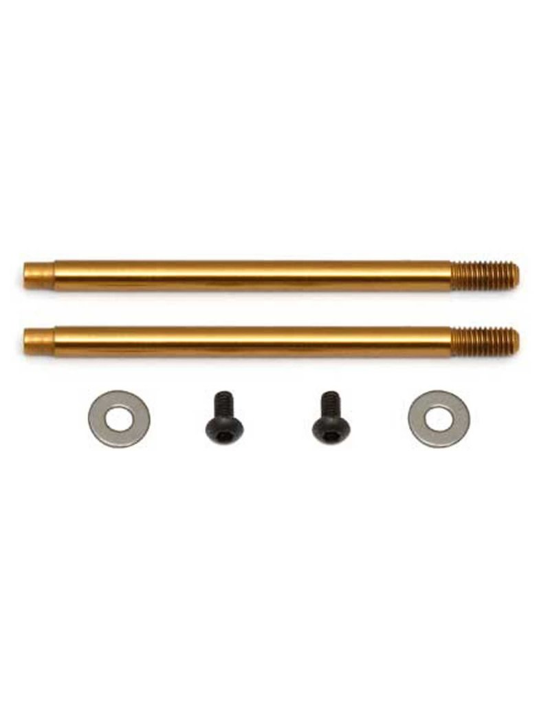 TEAM ASSOCIATED ASC91619 3x27.5MM SHOCK SHAFTS (V2), TiN