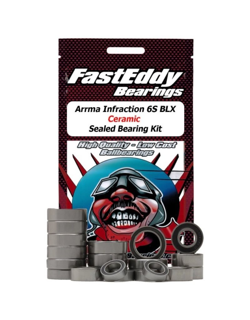 FAST EDDY BEARINGS FED ARRMA LIMITLESS & INFRACTION CERAMIC SEALED BEARING KIT