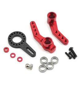 MST MXS-210589R RMX 2.0 ALUMINUM STEERING ARM SET RED