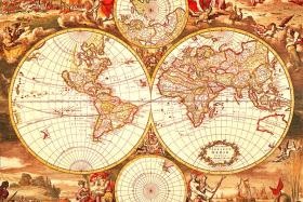 TOM100-108 HISTORICAL WORLD MAP