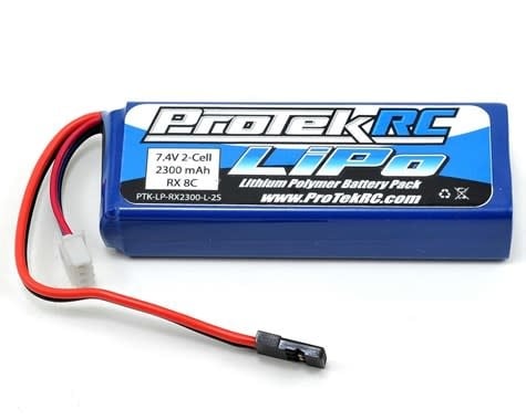 PTK-5196 2S LIPO 7.4V 2300MAH RECEIVER BATTERY: JR