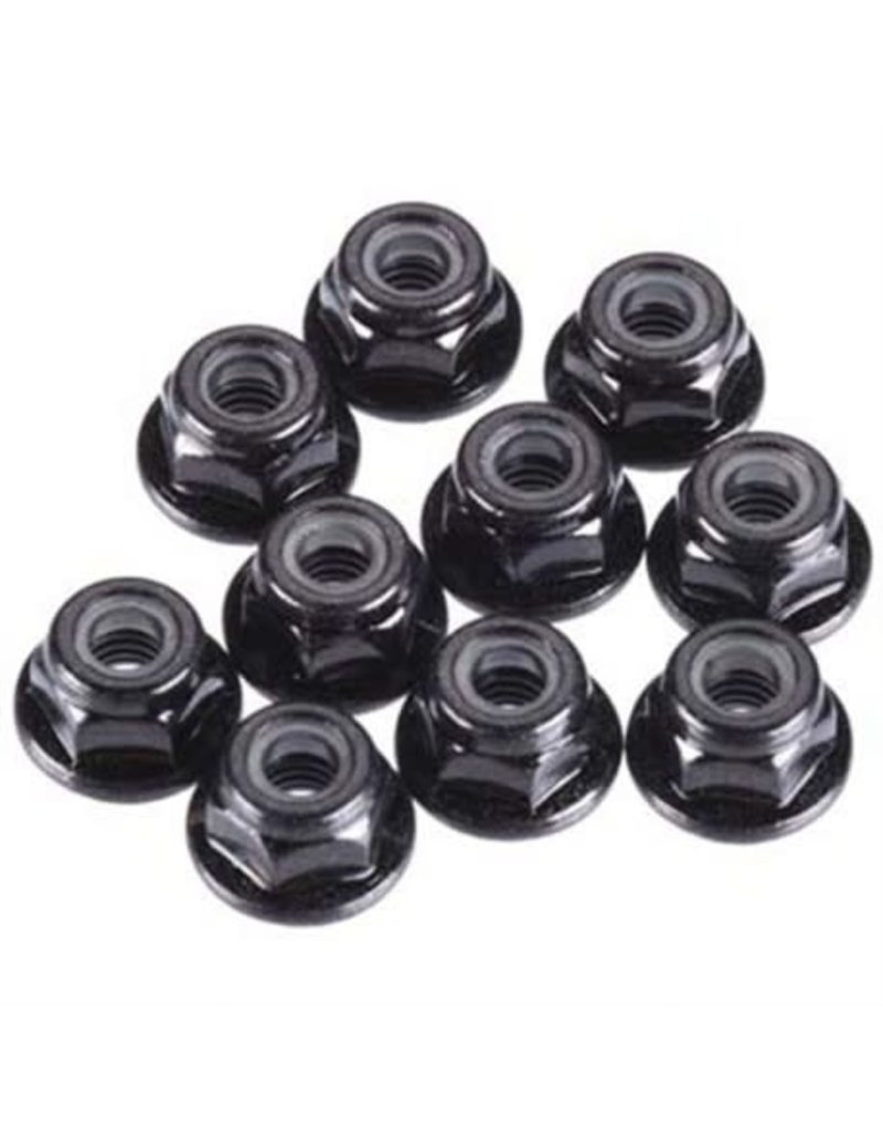 TEAM KNK KNK 3MM SS SERRATED FLANGE NUTS (25) STAINLESS STEEL