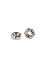 TEAM KNK KNK 2.5MM SS MACHINE NUTS (25) STAINLESS STEEL