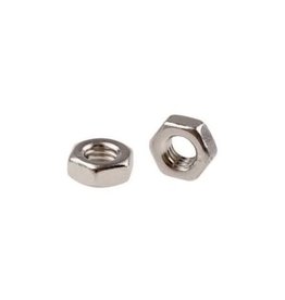 TEAM KNK KNK 2.5MM SS MACHINE NUTS (25) STAINLESS STEEL