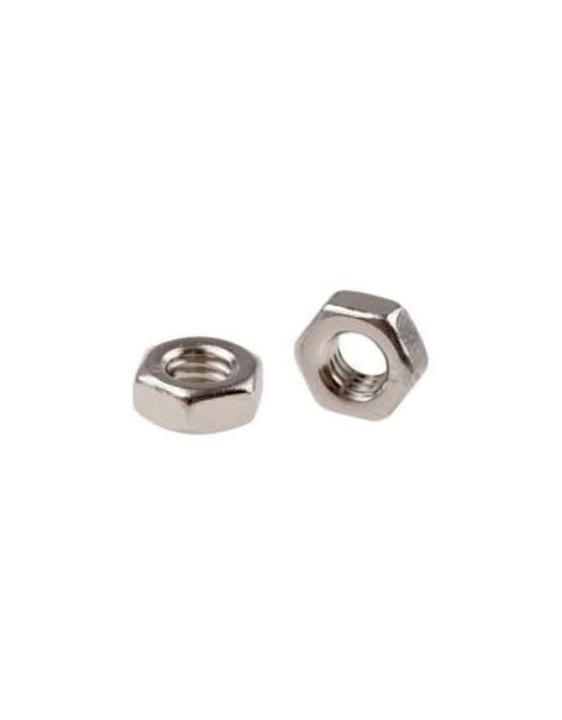 TEAM KNK KNK 2.5MM SS MACHINE NUTS (25) STAINLESS STEEL