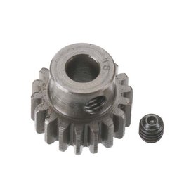 ROBINSON RACING RRP8718 0.8 MOD PINION GEAR 18T (5MM BORE): EXTRA HARDENED STEEL