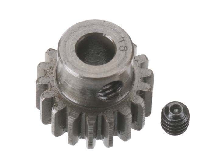 RRP8718 0.8 MOD PINION GEAR 18T (5MM BORE): EXTRA HARDENED STEEL