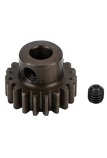 ROBINSON RACING RRP8721 0.8 MOD PINION GEAR 21T (5MM BORE): EXTRA HARDENED STEEL