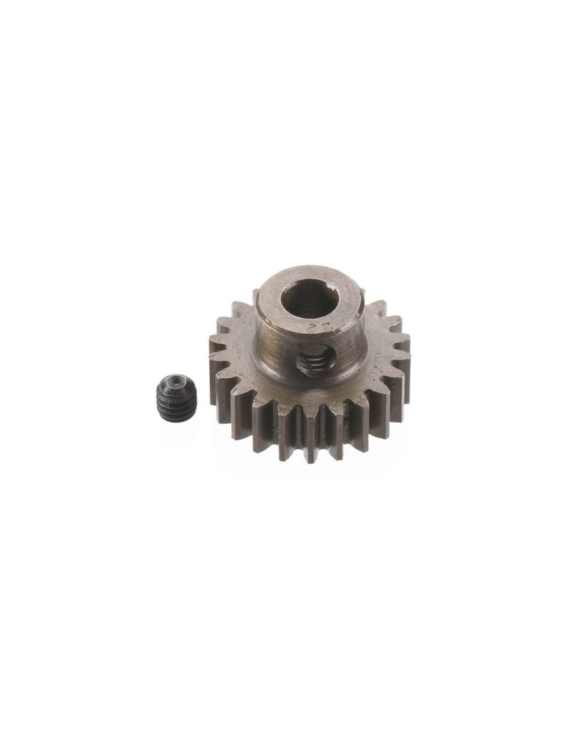ROBINSON RACING RRP8722 0.8 MOD PINION GEAR 22T (5MM BORE): EXTRA HARDENED STEEL