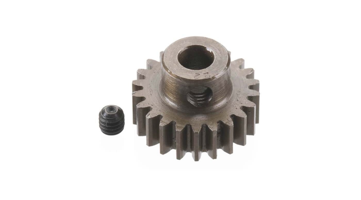 RRP8722 0.8 MOD PINION GEAR 22T (5MM BORE): EXTRA HARDENED STEEL