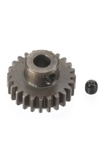 ROBINSON RACING RRP8724 0.8 MOD PINION GEAR 24T (5MM BORE): EXTRA HARDENED STEEL