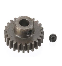 ROBINSON RACING RRP8724 0.8 MOD PINION GEAR 24T (5MM BORE): EXTRA HARDENED STEEL