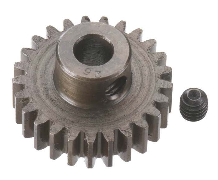 RRP8725 0.8 MOD PINION GEAR 25T (5MM BORE): EXTRA HARDENED STEEL