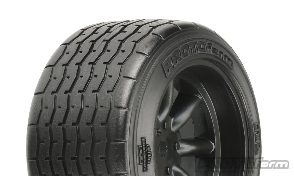 PRM1013918 VTA REAR TIRE 31MM, MOUNTED BLACK WHEEL
