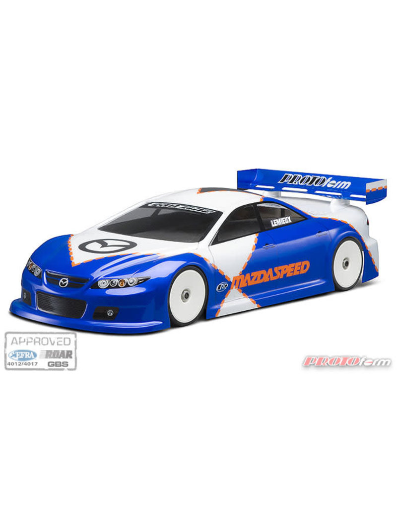 PROTOFORM PRO148711 MAZDA SPEED 6 LIGHT TOURING CAR BODY, CLEAR, 190MM