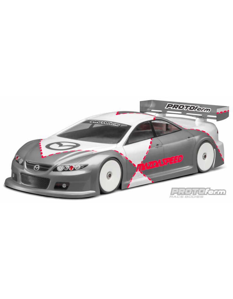 PROTOFORM PRO148722 MAZDASPEED6 PRO-LITE WEIGHT CLEAR BODY: 190MM