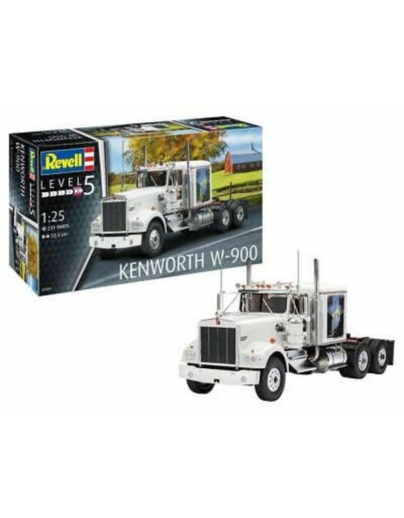 REVELL RVL07659 1/25 KENWORTH W-900 PLASTIC MODEL KIT