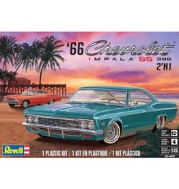 REVELL RMX854497 1/25 1966 CHEVY IMPALA SS 396 2N1 PLASTIC MODEL KIT