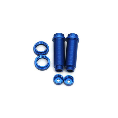 SPTST3766XB ALUMINUM BIG BORE THREADED REAR SHOCK BODIES: BLUE (2)