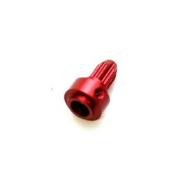 STRC SPTST6888R ALUMINUM FRONT CENTER SHAFT DRIVE HUB FOR TRAXXAS SLASH 4X4: RED