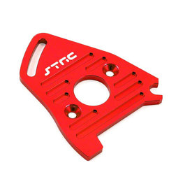 STRC SPTST7490R ALUMINUM HEATSINK MOTOR PLATE FOR TRAXXAS SLASH 4X4 LCG: RED