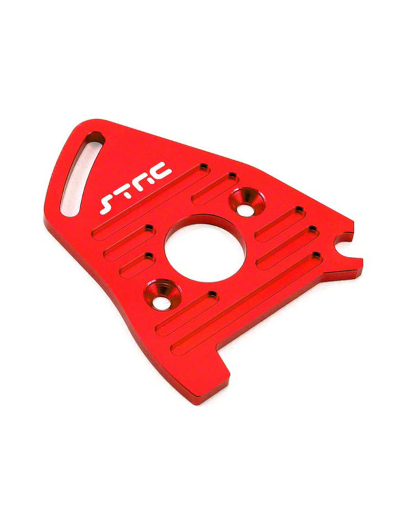 STRC SPTST7490R ALUMINUM HEATSINK MOTOR PLATE FOR TRAXXAS SLASH 4X4 LCG: RED