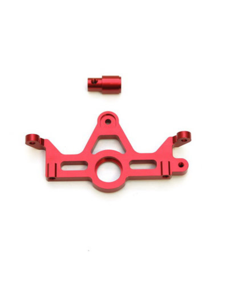 STRC SPTST6860R HEAVY DUTY ALUMINUM MOTOR MOUNT FOR TRAXXAS SLASH 4X4 NON-LCG: RED
