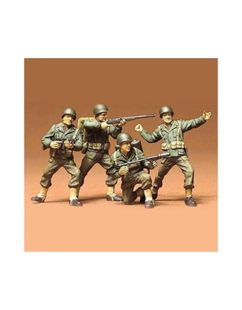 TAMIYA TAM35013 1/35 US ARMY 4 INFANTRIES PLASTIC MODEL KIT