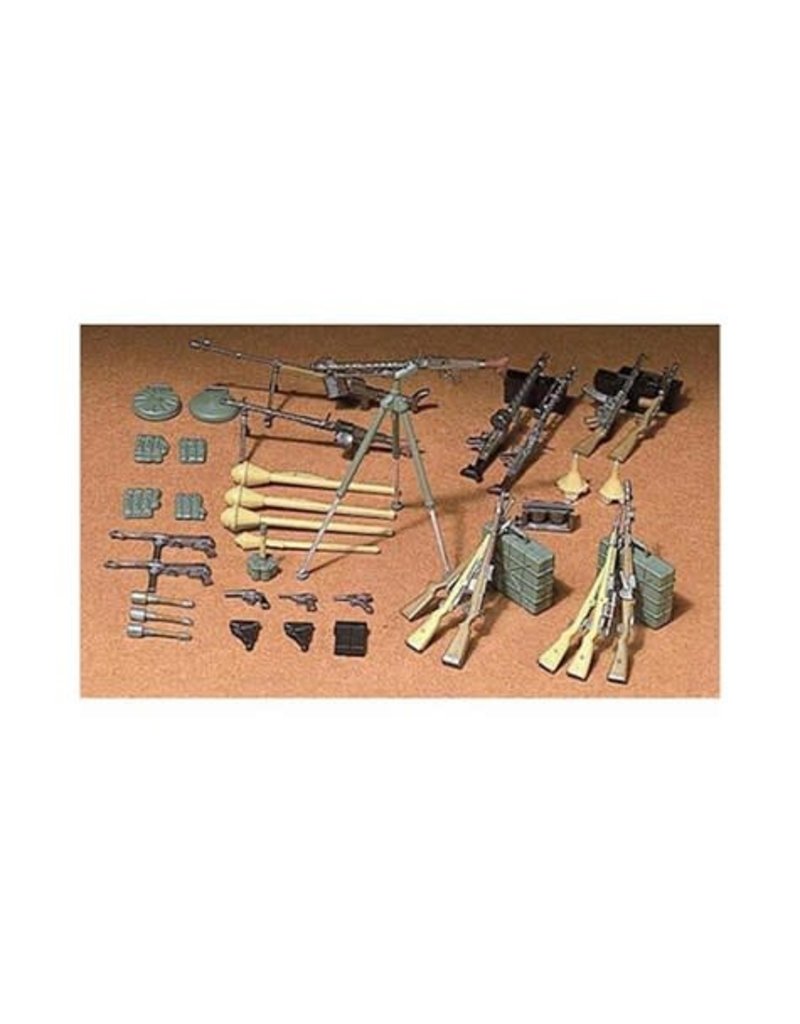 TAMIYA TAM35111 1/35 GERMAN INFANTRY WEAPONS SET PLASTIC MODEL KIT