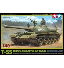 TAMIYA TAM32598 RUSSIAN MEDIUM TANK T-55 PLASTIC MODEL KIT